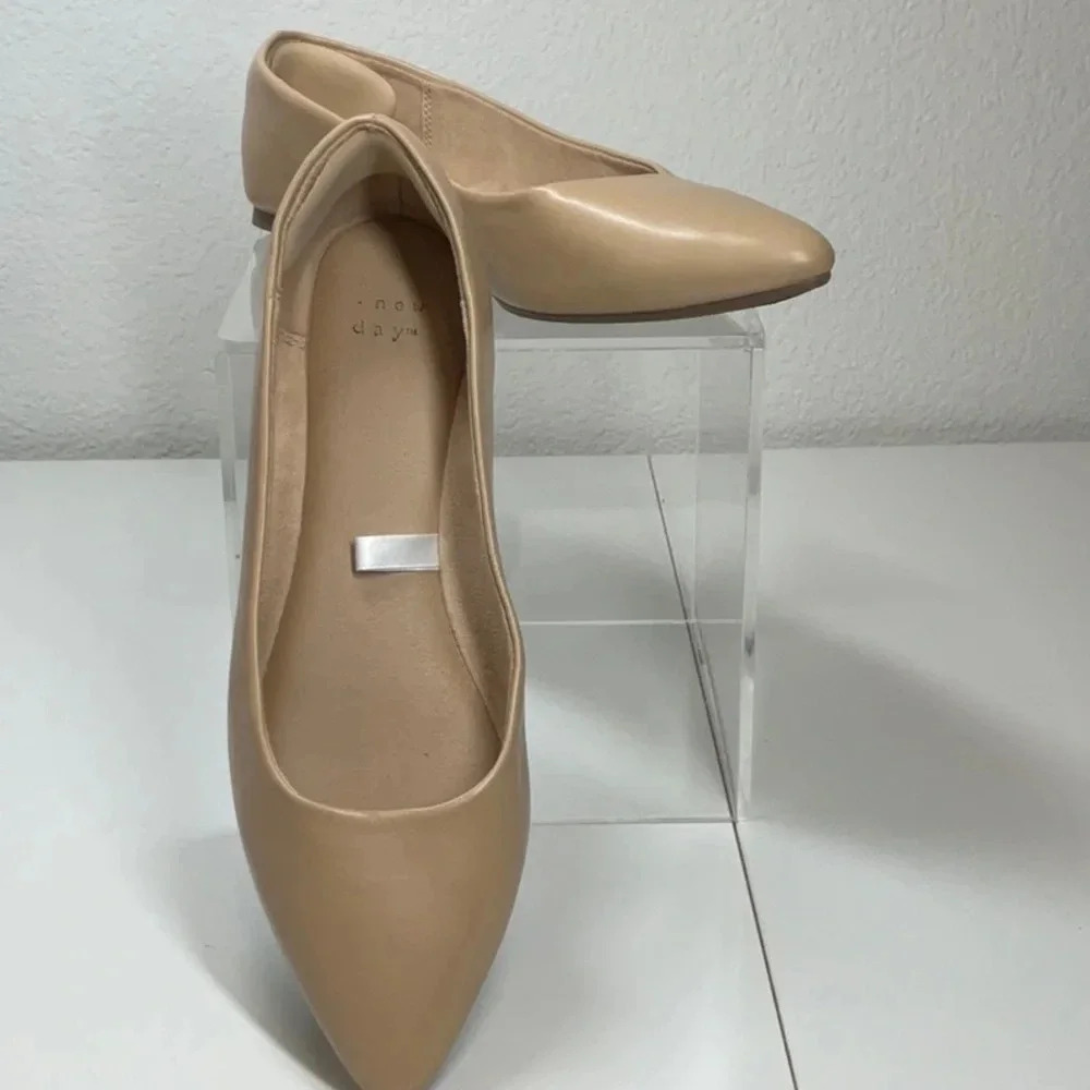 a new day Corinna Ballet Flats with Memory Foam Insole Birch 9 WIDE